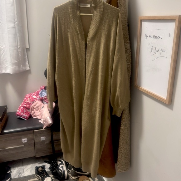 Essentials long cardigan zip up - Picture 2 of 8